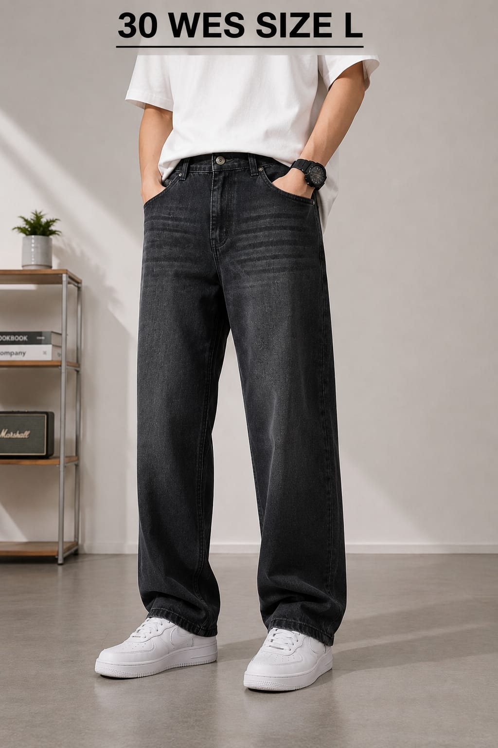 Men’s Classic Straight-Fit Denim Jeans