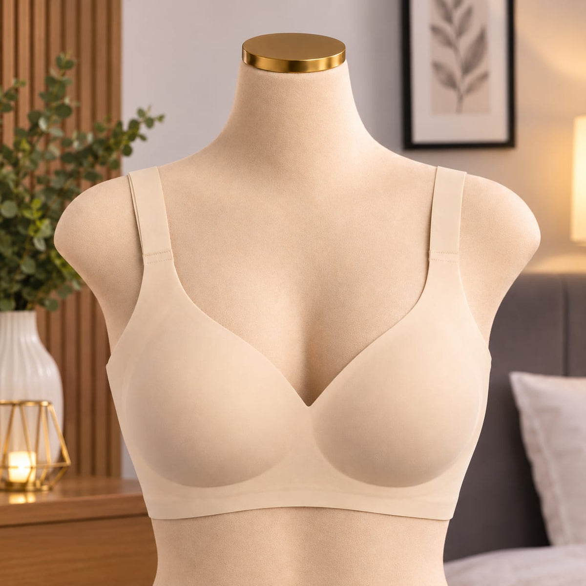 Ladies Seamless Padded Everyday Comfort Bra – 4 Colors
