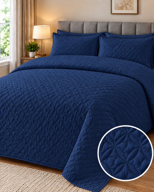 Premium Quilted Bedspread – Soft & Elegant Bedding Cover