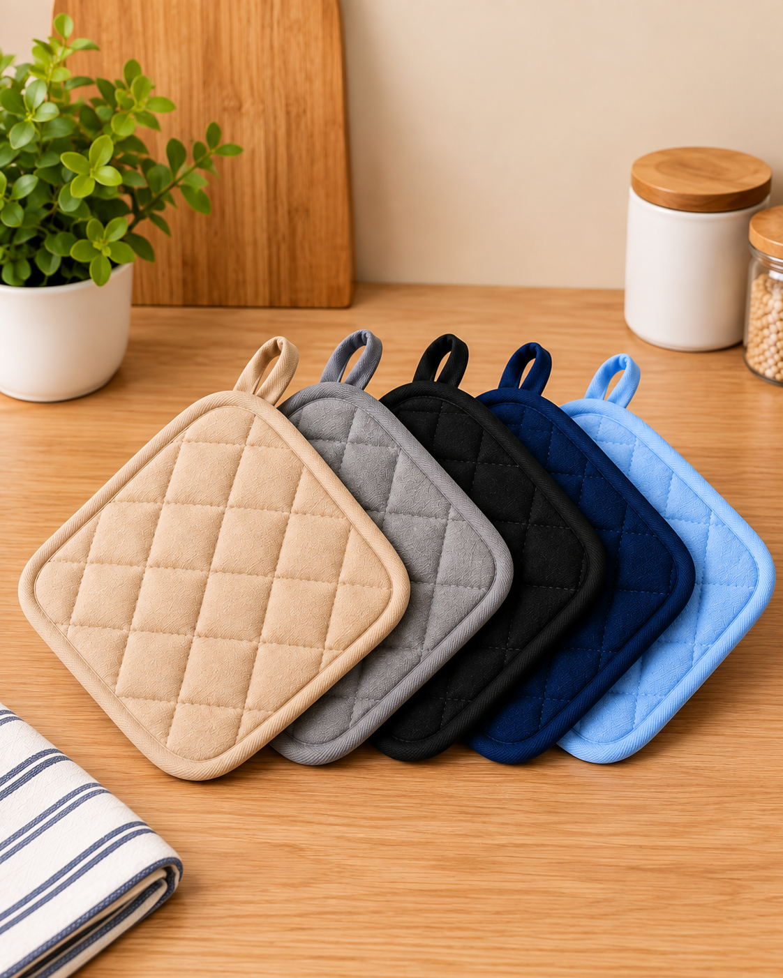 Quilted Kitchen Hot Pads & Trivets