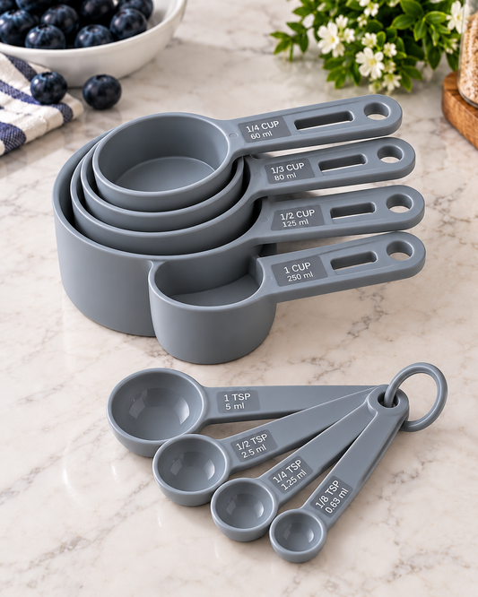 Nesting Measuring Cup Set – 9 Pieces