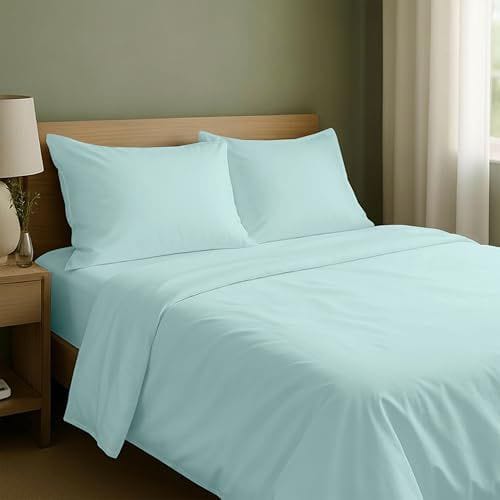 Premium Bed Sheet Collection – Light Aqua
