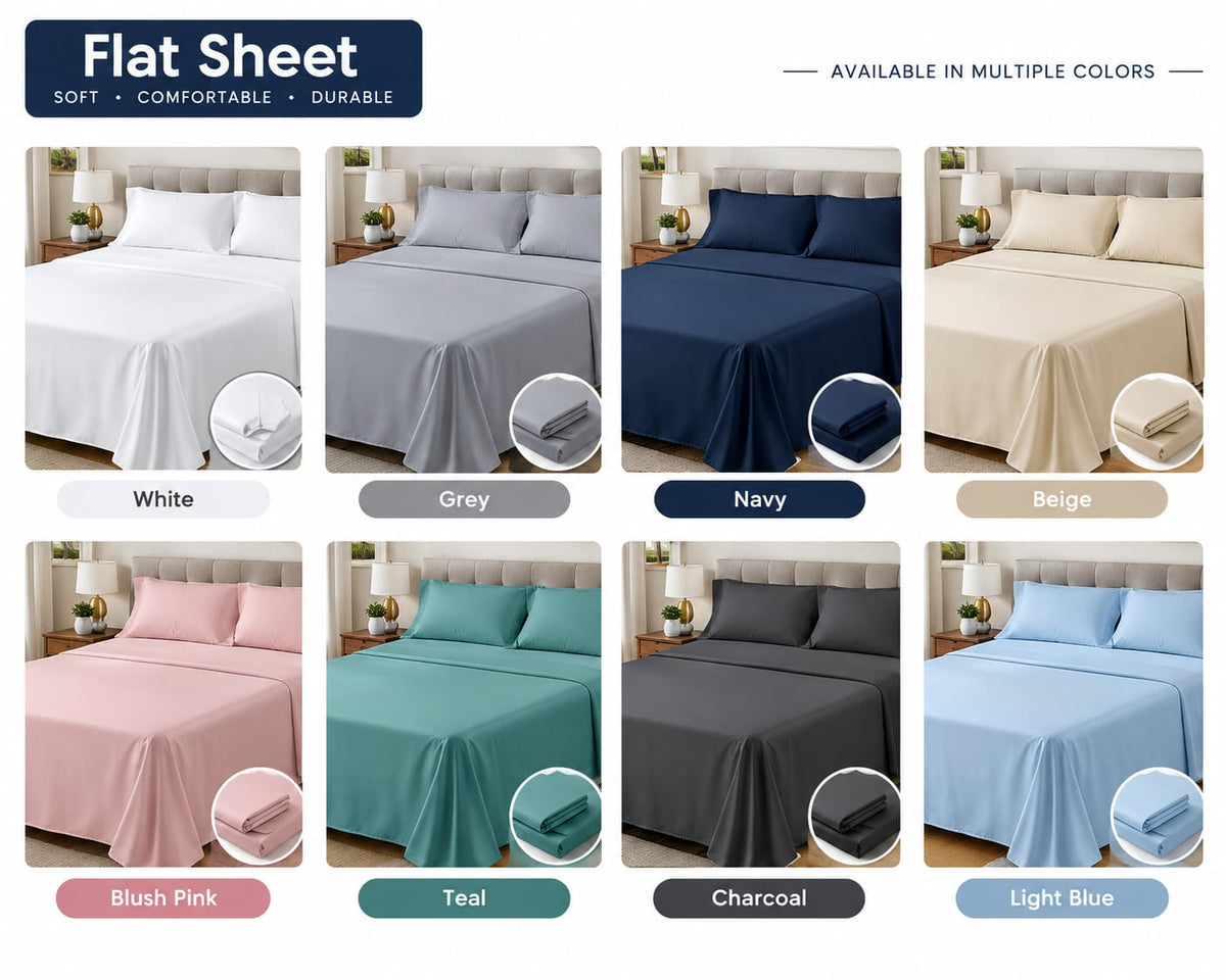 Premium Soft & Comfortable Flat Sheet