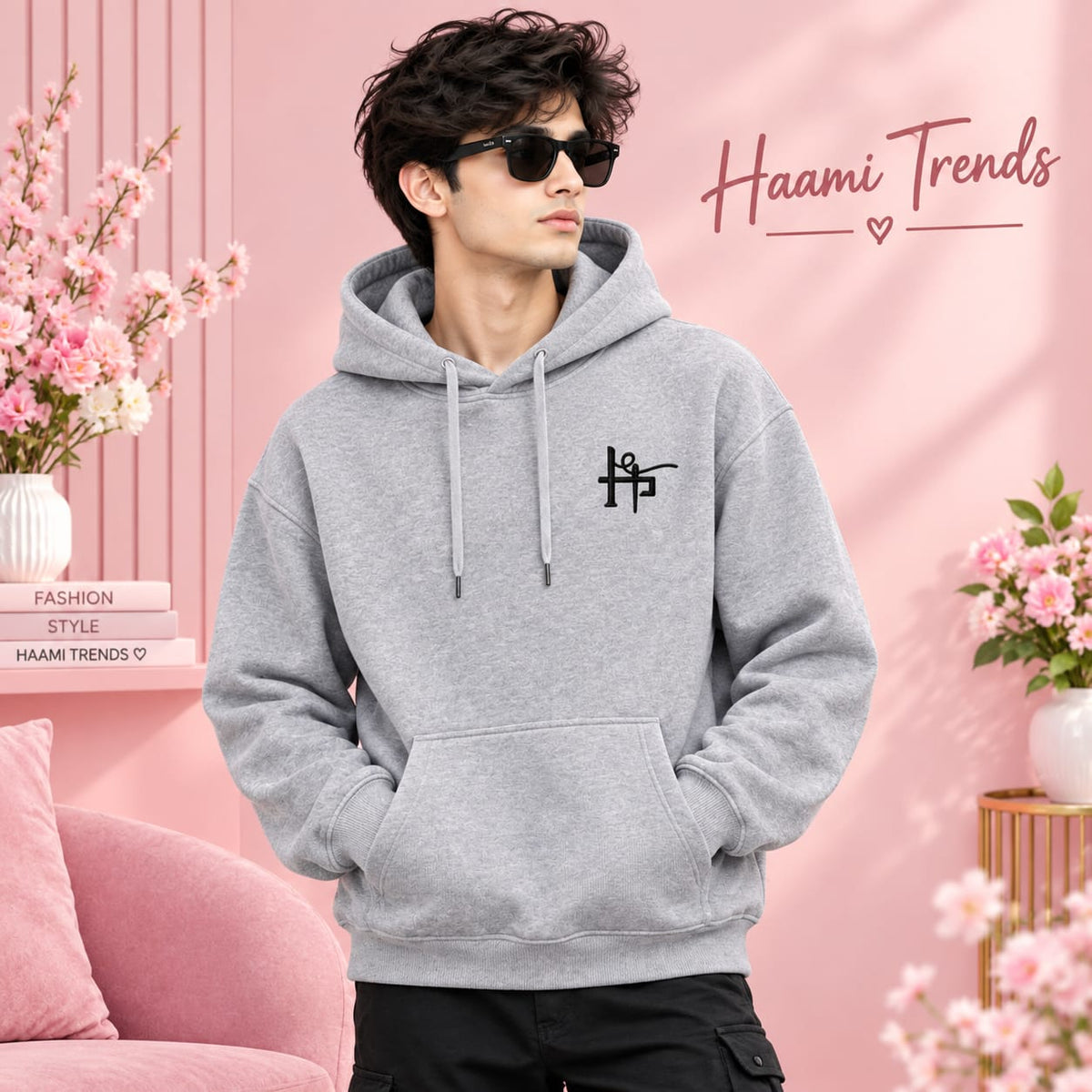 Men’s Pullover Hoodie – Black