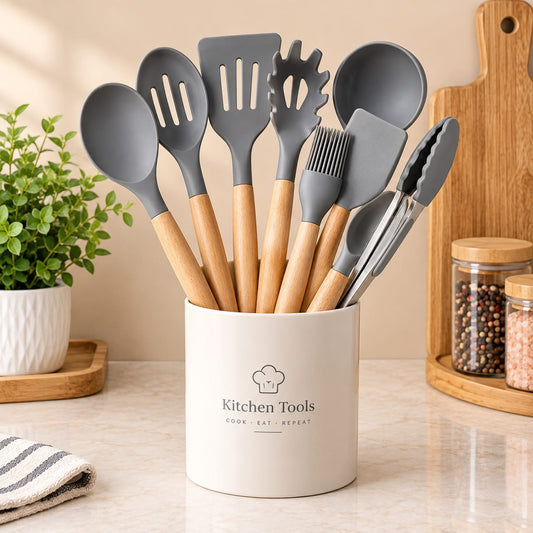 Silicone Kitchen Utensil Set - 6 -8 Pieces