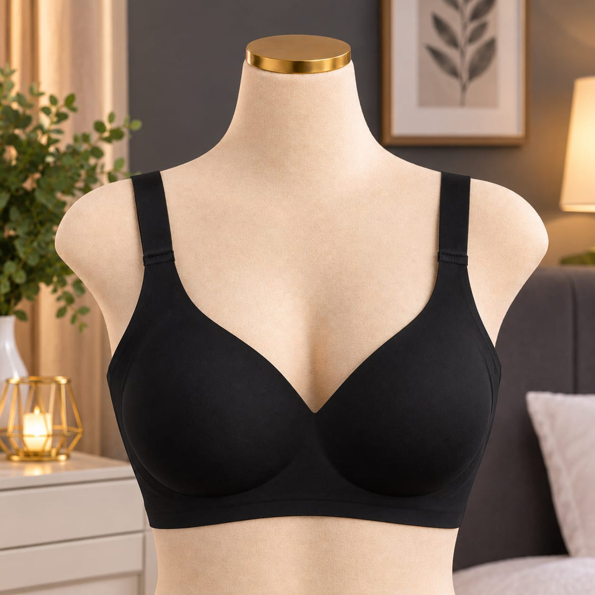 Ladies Seamless Padded Everyday Comfort Bra – 4 Colors