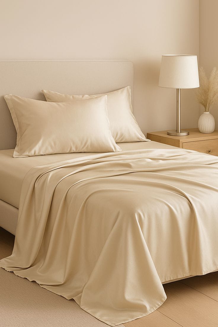 Premium Bed Sheet Collection – Beige