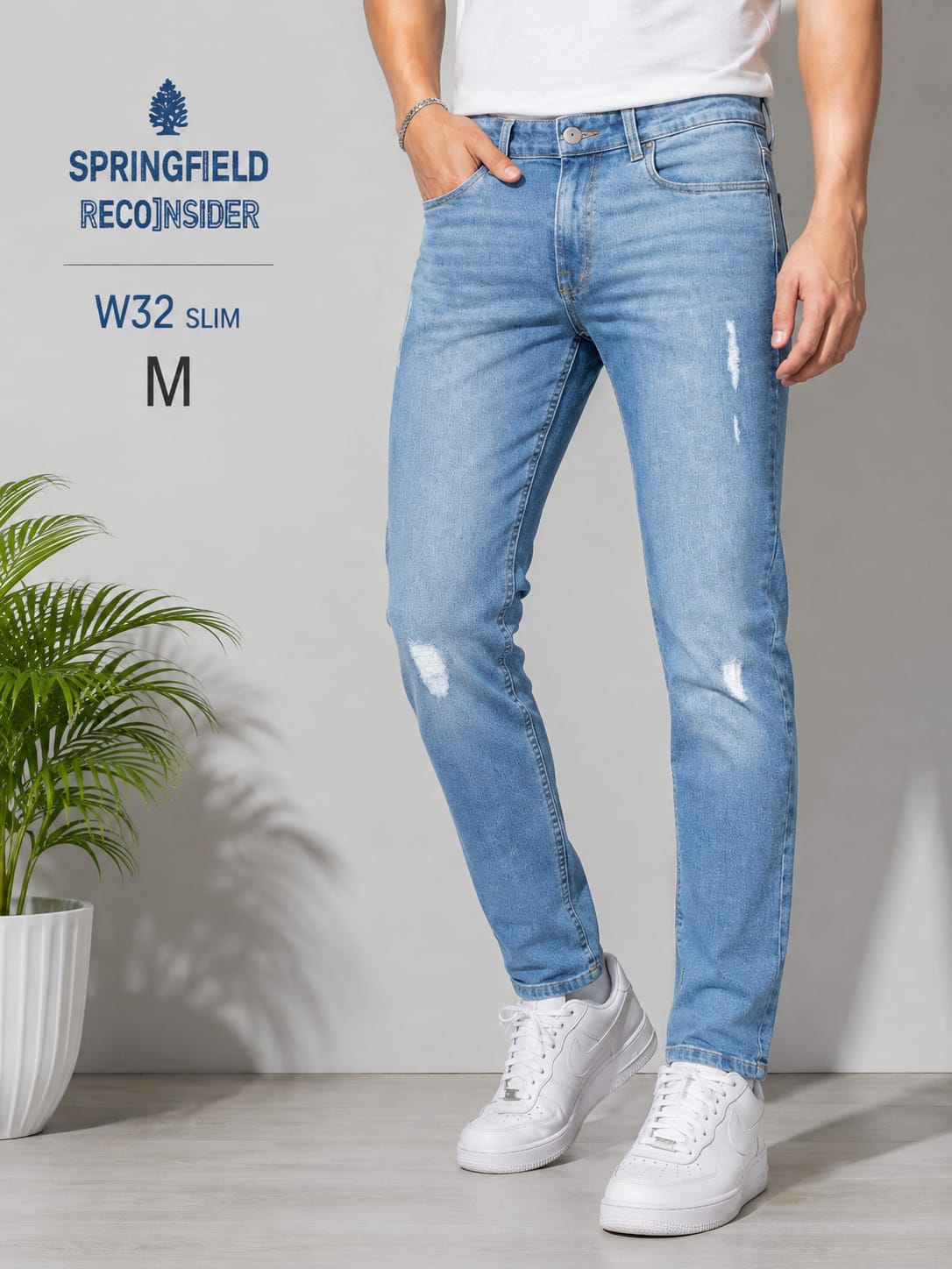 Men’s Classic Straight-Fit Denim Jeans