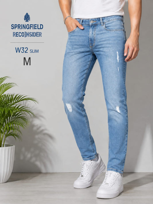 Men’s Classic Straight-Fit Denim Jeans