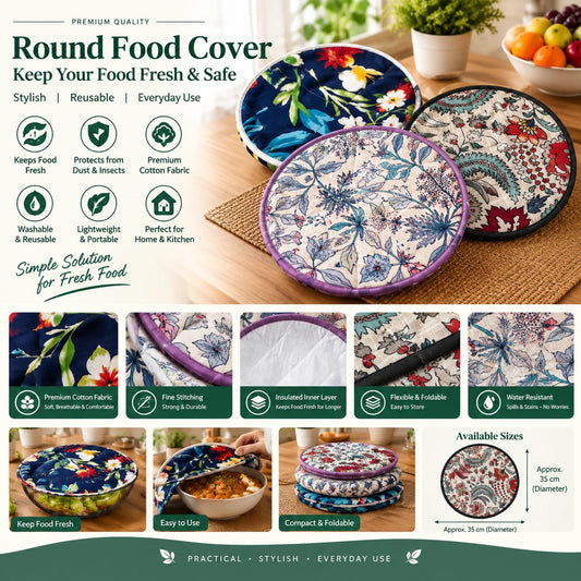 Round Food Cover 3 Pieces Sets