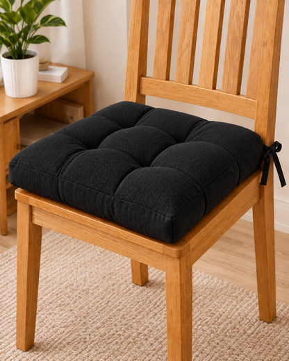 Premium Tufted Chair Cushion – Soft Padded Seat Pad