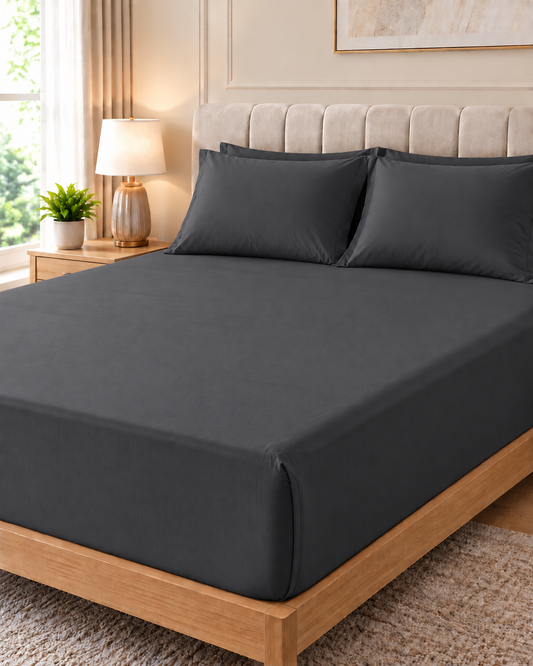 Premium Deep Pocket Fitted Sheet – Soft & Snug Fit
