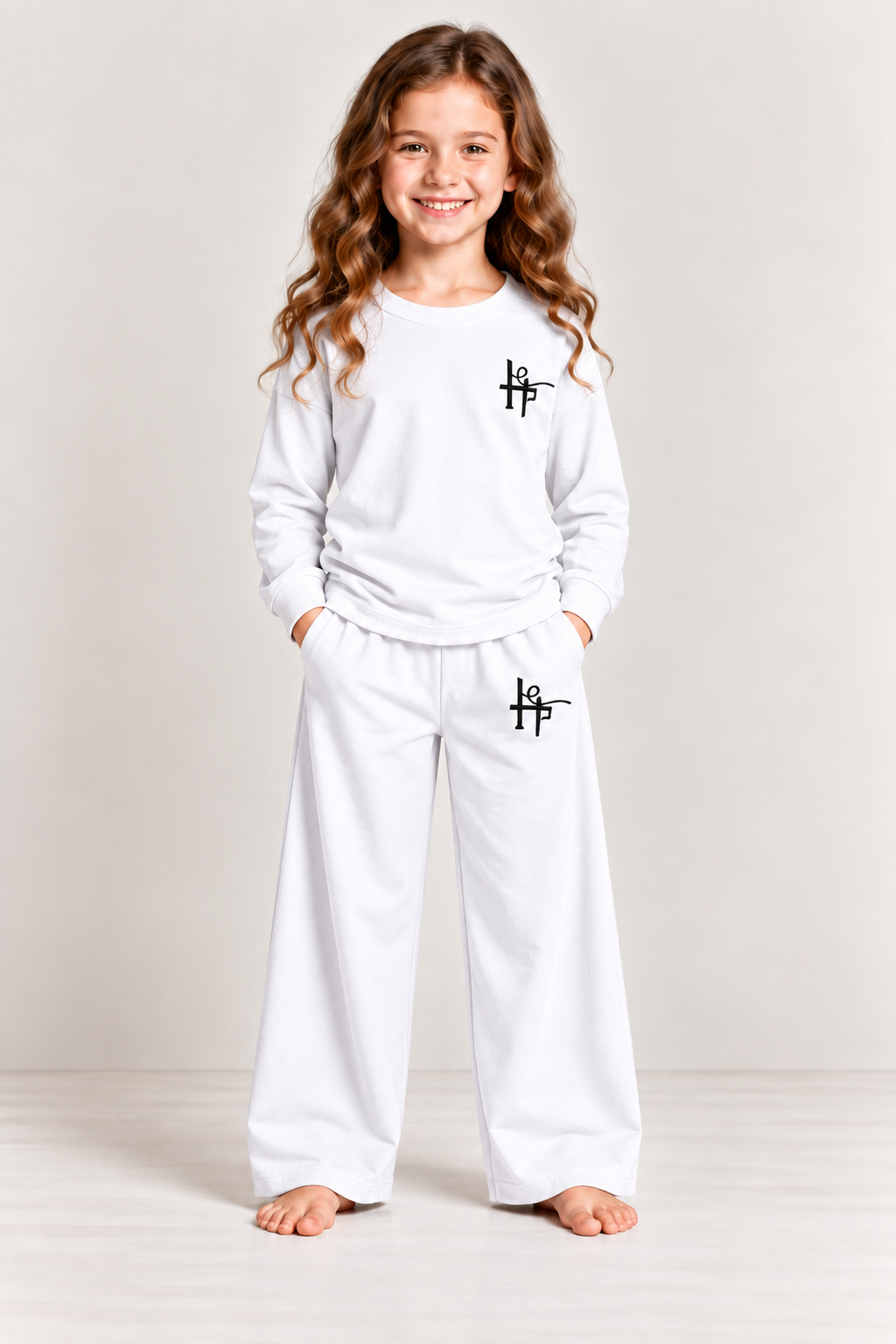 Kids Girls Premium 2-Piece Night Suit – Soft & Comfortable