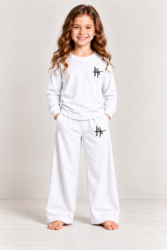 Kids Girls Premium 2-Piece Night Suit – Soft & Comfortable