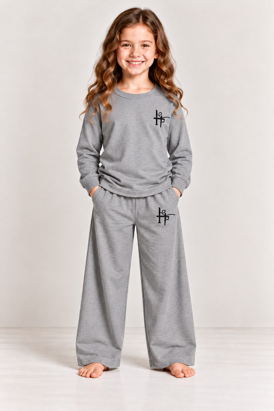 Kids Girls Premium 2-Piece Night Suit – Soft & Comfortable