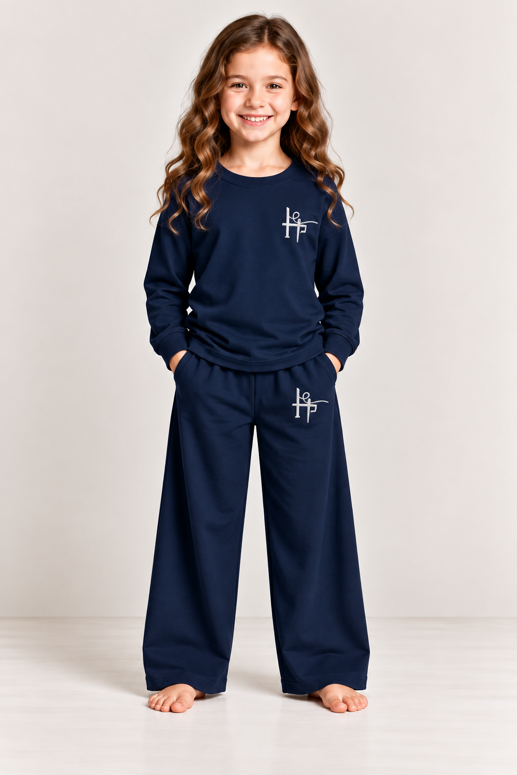 Kids Girls Premium 2-Piece Night Suit – Soft & Comfortable