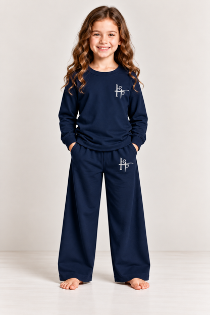 Kids Girls Premium 2-Piece Night Suit – Soft & Comfortable