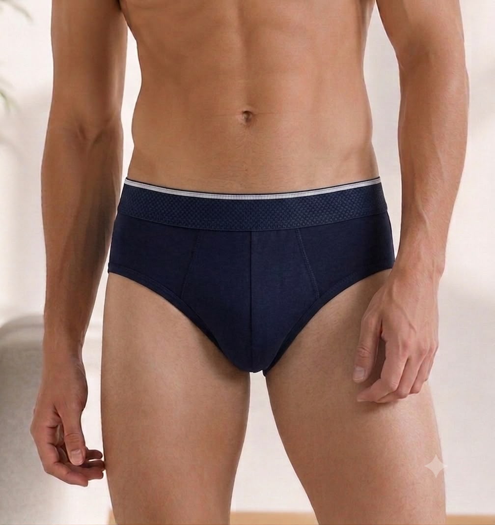 Premium Men’s Underwear - Navy Blue