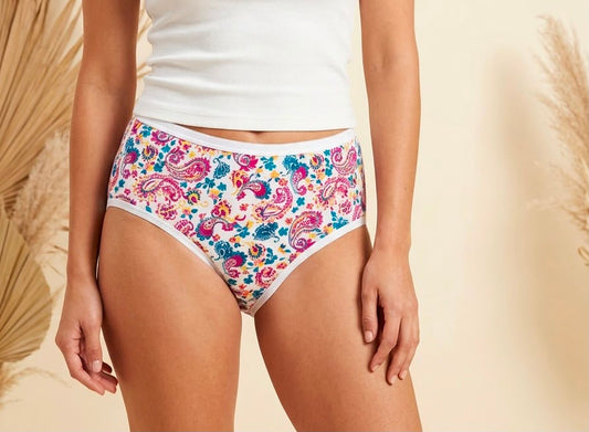 Women’s Everyday Comfort Underwear - Multicolor Paisley Print