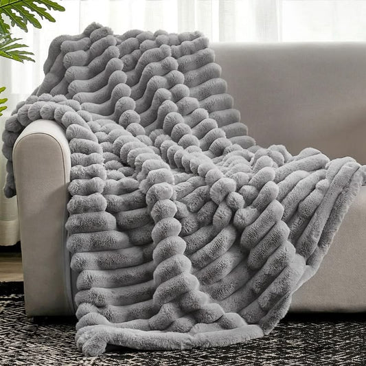 Premium Ultra Soft Plush Blanket - Grey