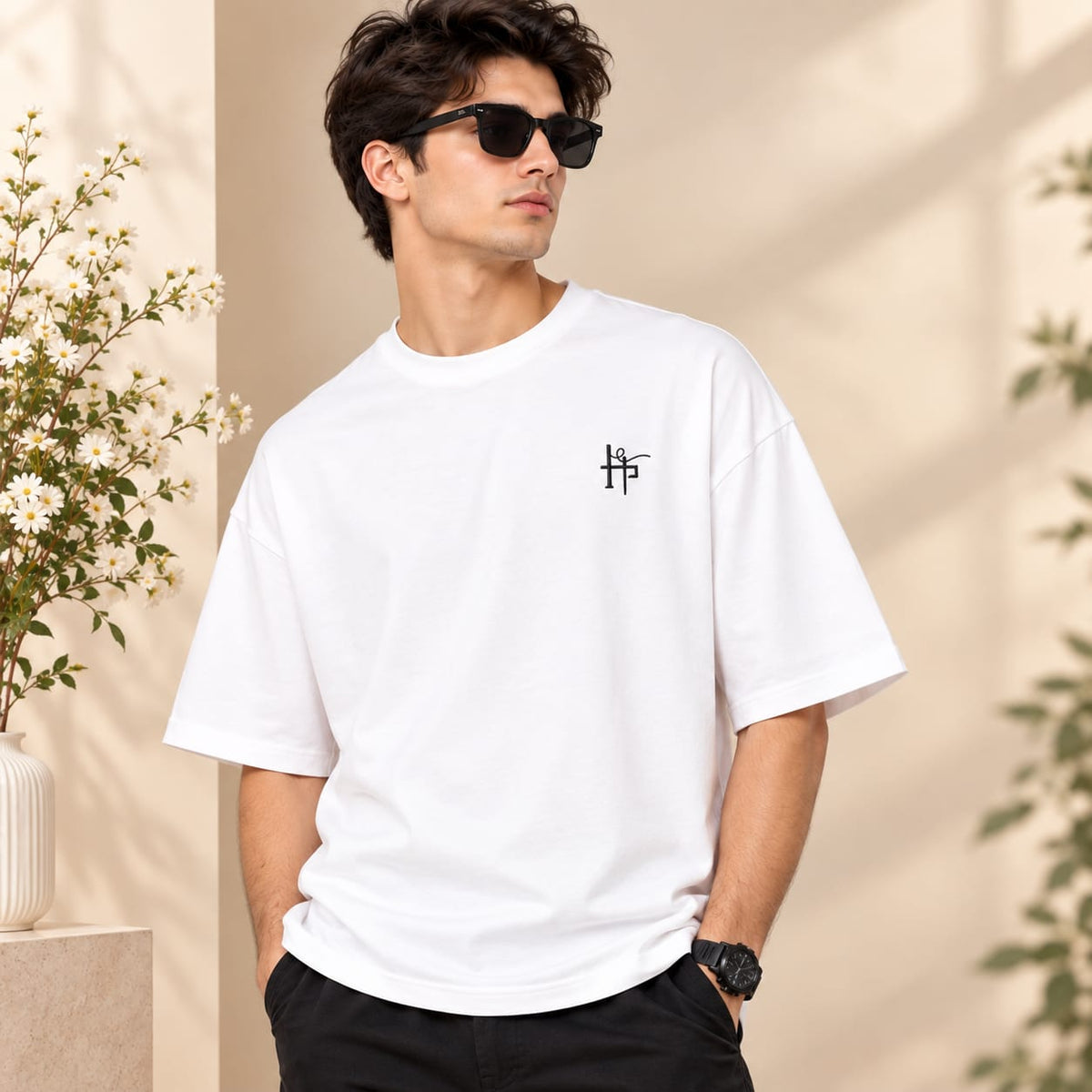 Unisex Oversized Drop Shoulder T-Shirt | Casual Streetwear Tee