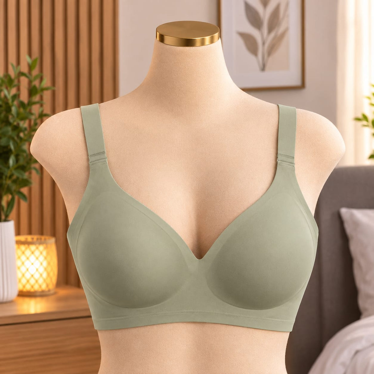 Ladies Seamless Padded Everyday Comfort Bra – 4 Colors