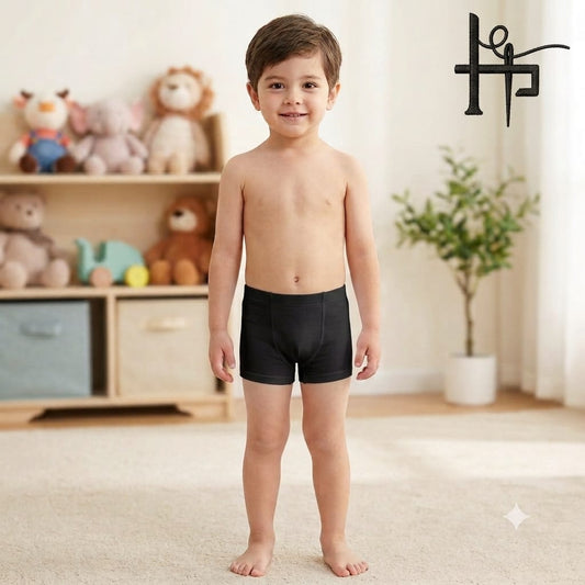 Kids Boys Classic Boxer Underwear - Black