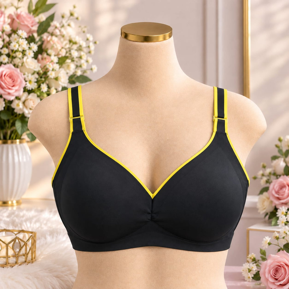 Ladies Seamless Padded Everyday Bra – 3 Colors