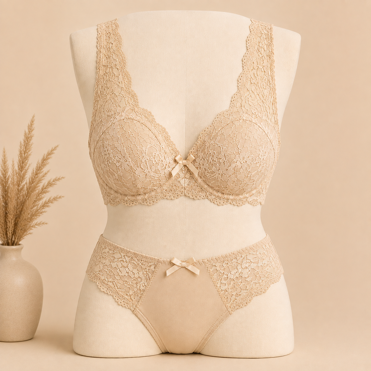 Premium Lace Bra & Panty Set