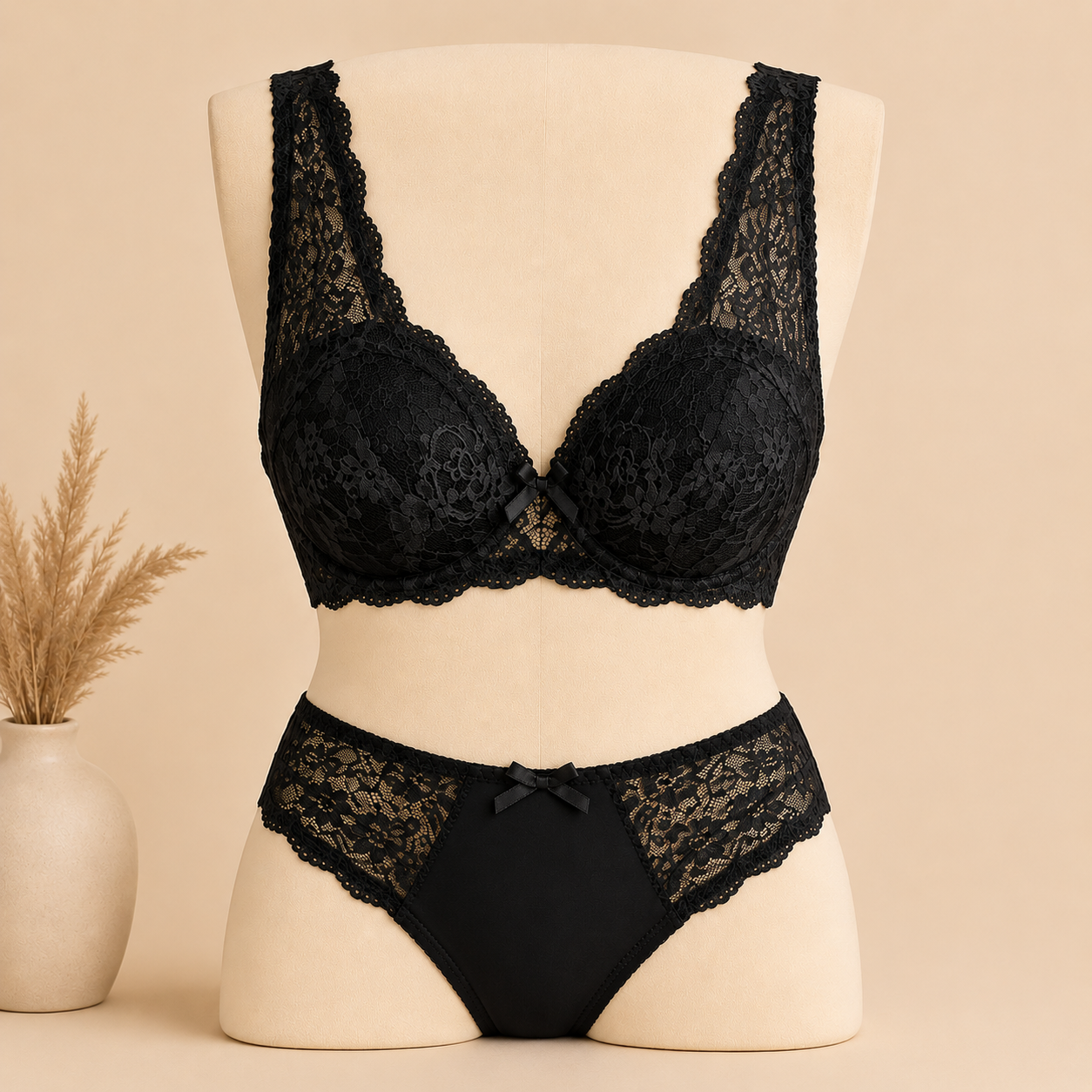 Premium Lace Bra & Panty Set