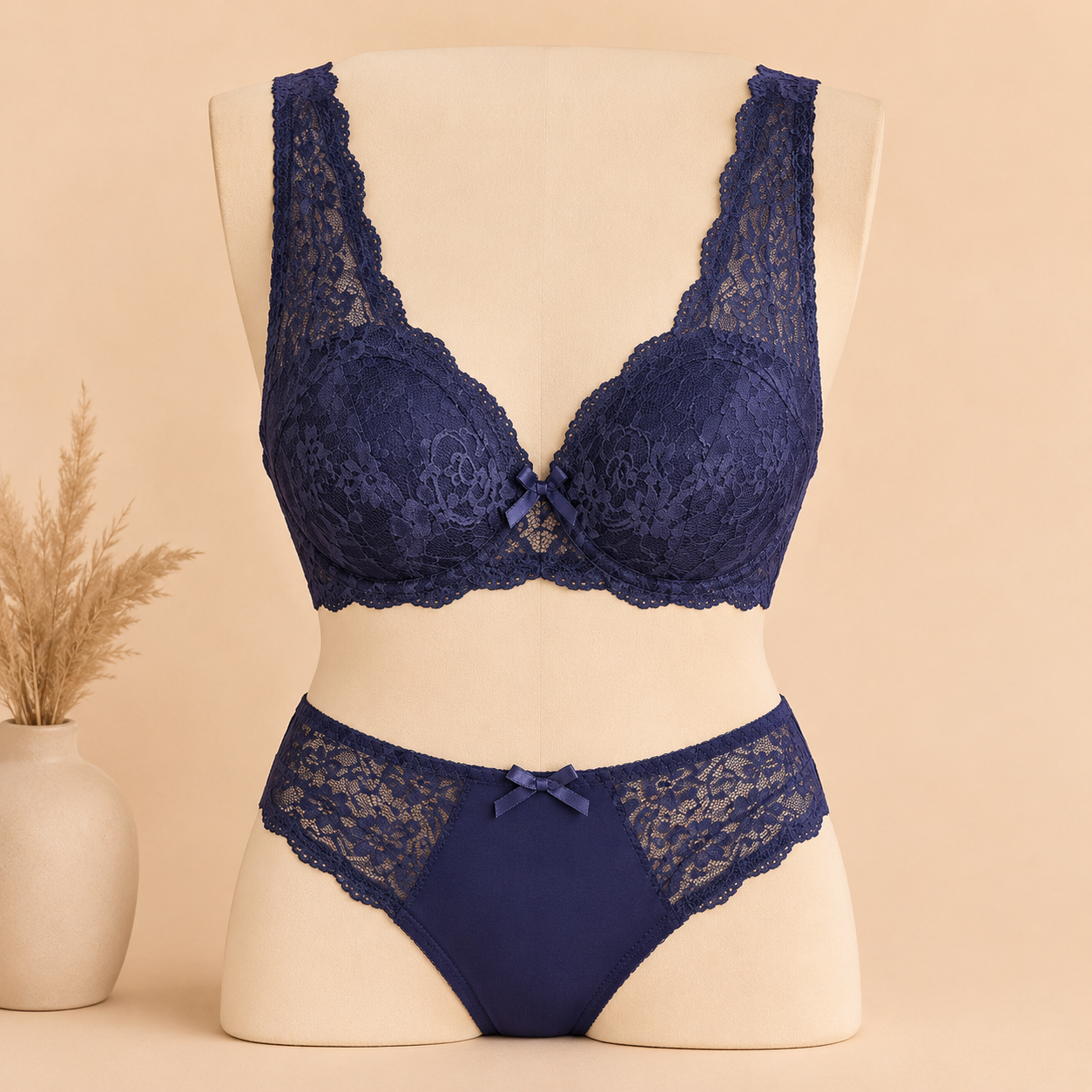 Premium Lace Bra & Panty Set