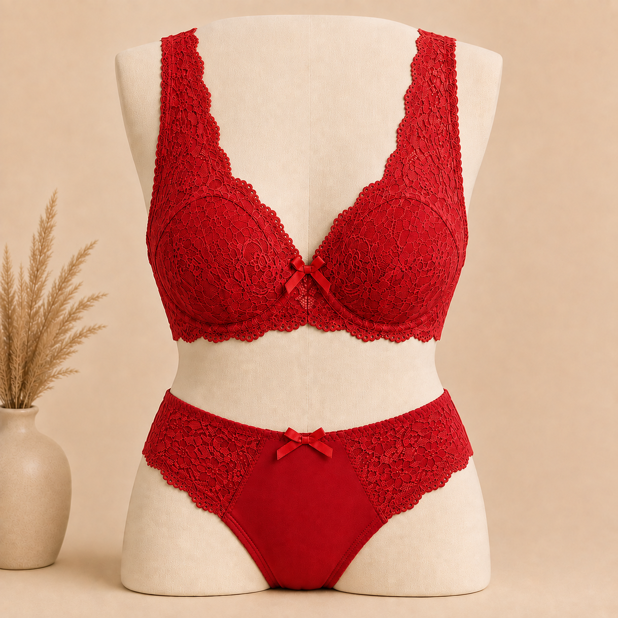 Premium Lace Bra & Panty Set