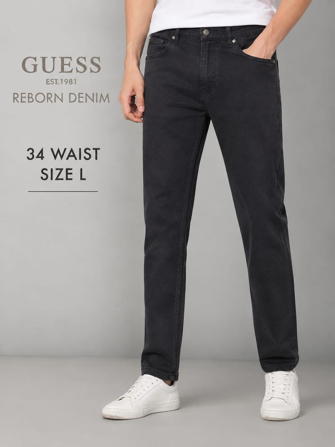 Men’s Black Denim Pants