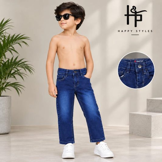 Kids Boys Classic Straight Fit Denim Jeans