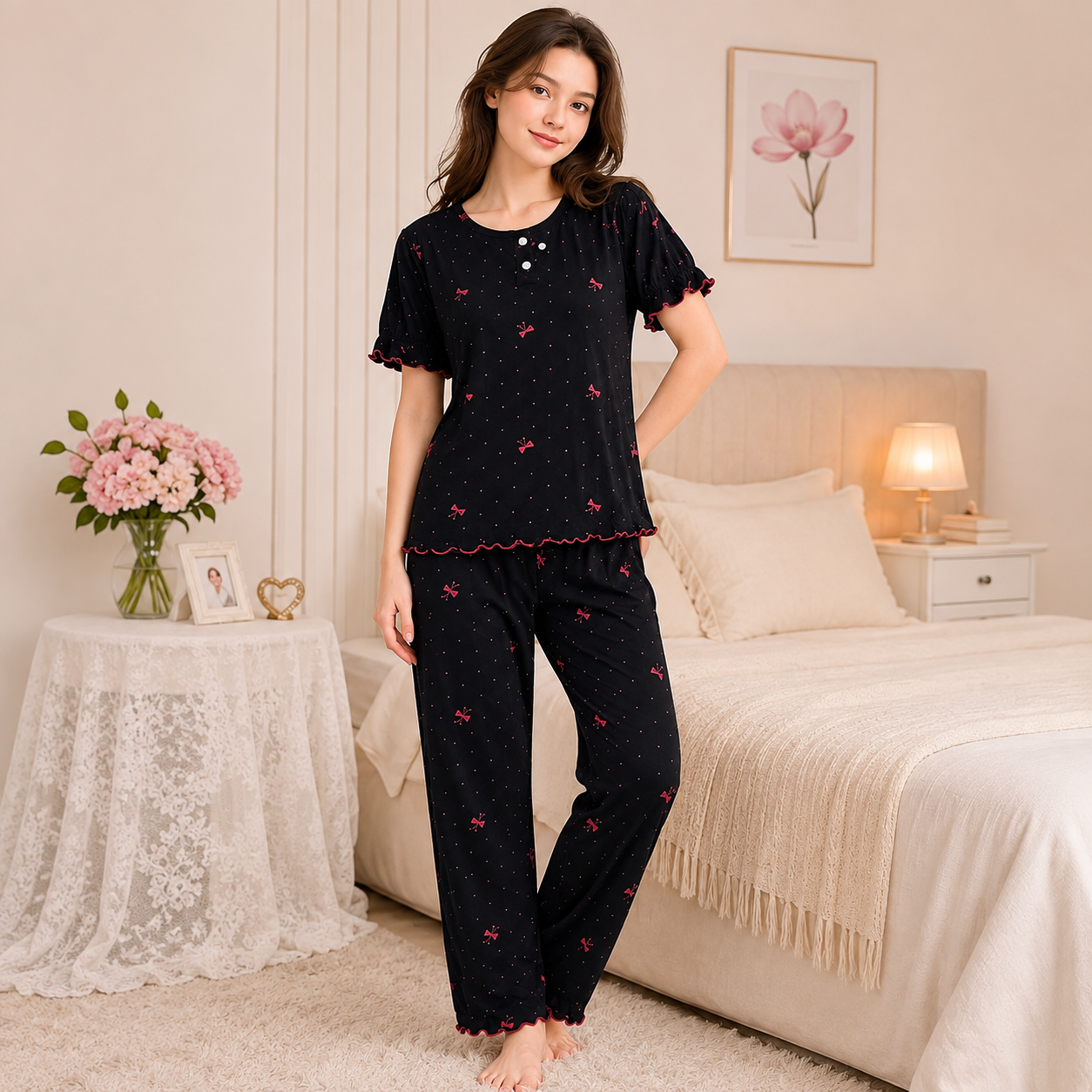 Premium Cotton Night Suit